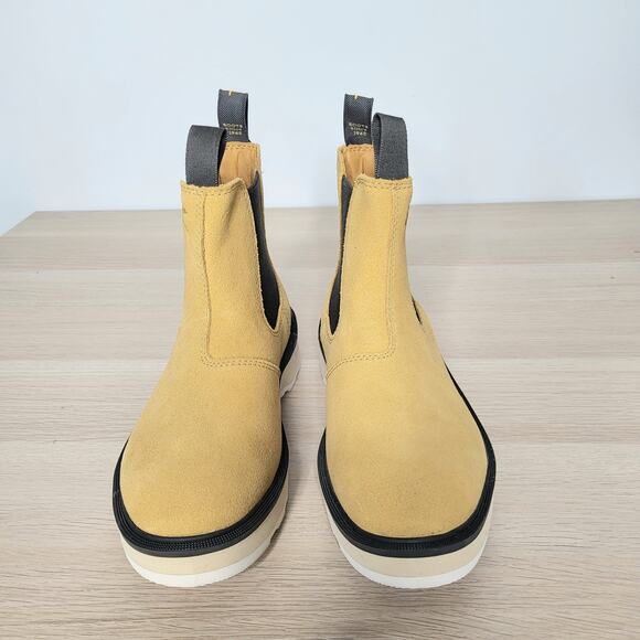 Sorel Hi-Line Chelsea Waterproof Suede Lightweight Boots Tan NWT Booties 8.5 - Picture 4 of 13